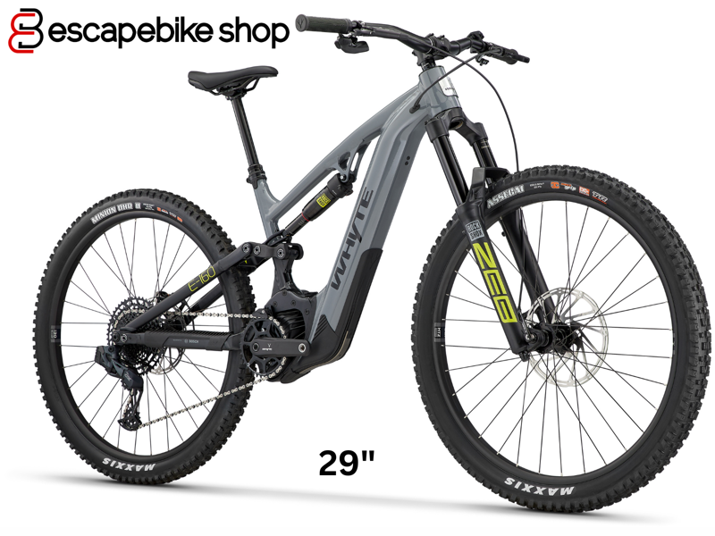 Whyte E-160 S Mountain E.Bike - Grey with Matt Black-2
